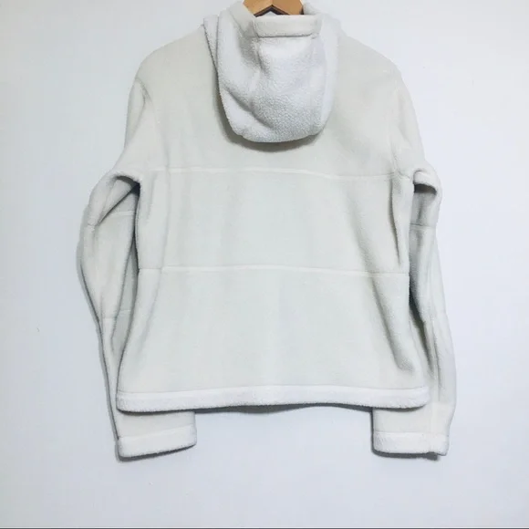 Patagonia Synchilla Hoodie Cream Teddy Fleece Full Zip Jacket Size Large - Picture 2 of 4